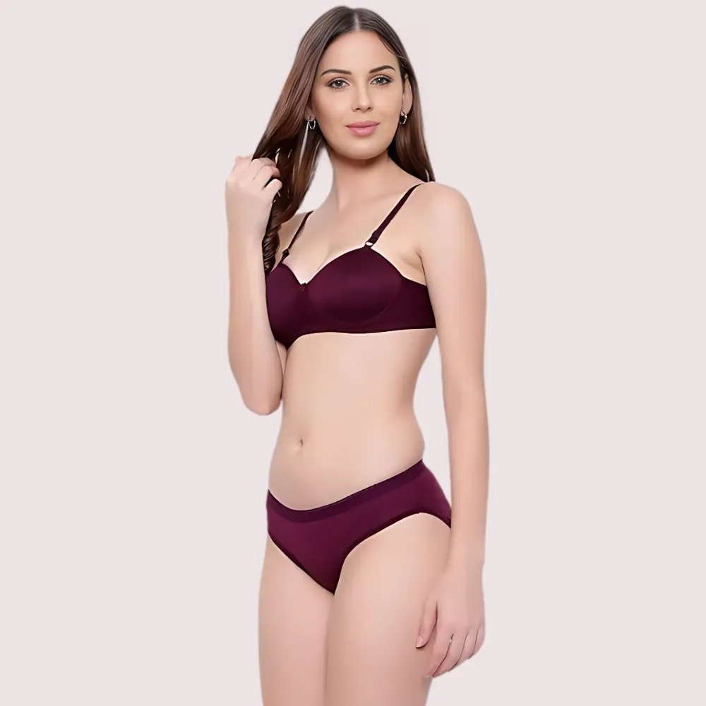 Padded Non-Wired Push-Up Bra Panty Set ( 2 Pack ) 2 Padded Non-Wired Push-Up Bra Panty Set ( 2 Pack ) - Image 2