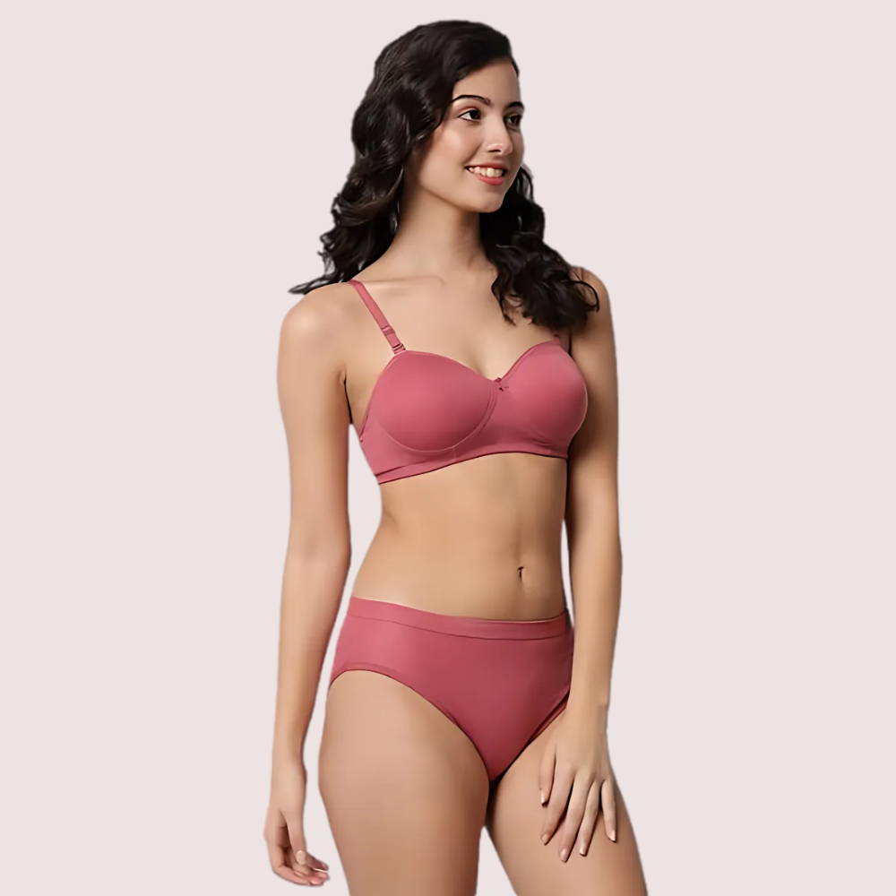 Casual Chic Cotton Bra Panty Set (2 pack) 1 Casual Chic Cotton Bra Panty Set (2 pack)
