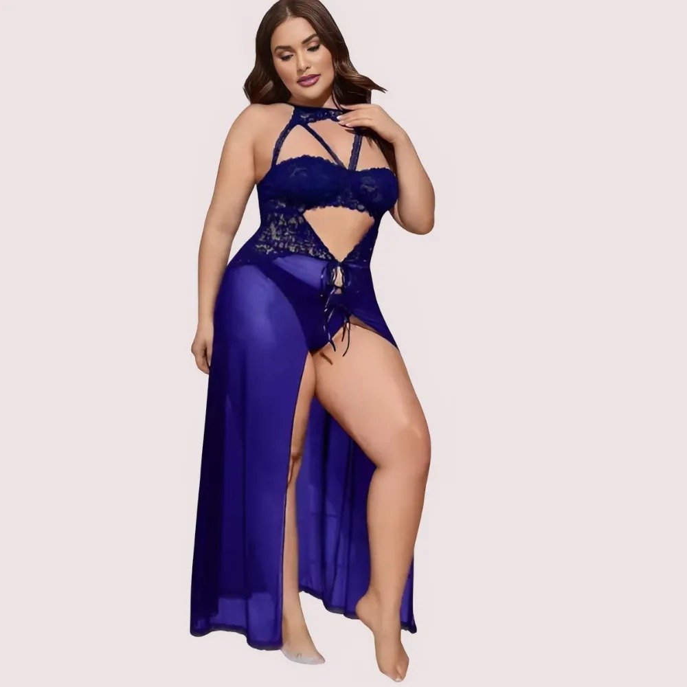 Azure Bloom Women's Blue Babydoll Set 1 Azure Bloom Women's Blue Babydoll Set