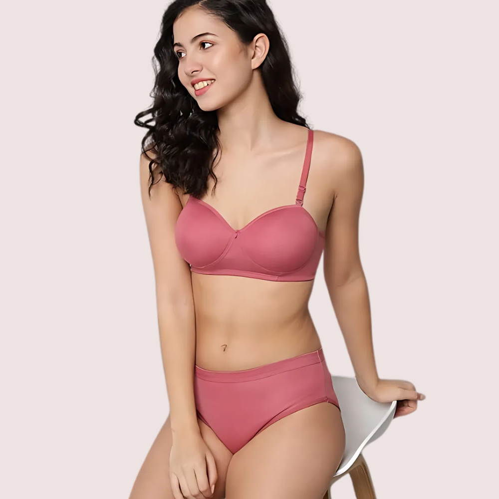 Casual Chic Cotton Bra Panty Set (2 pack) 2 Casual Chic Cotton Bra Panty Set (2 pack) - Image 2
