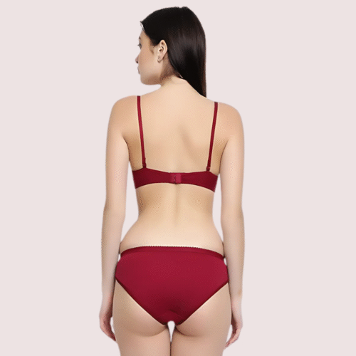 Lightly Padded Bra & Soft Cotton Panty Set (2 pack) - Image 3