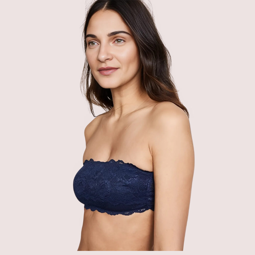 Sexy Tube Bandeau Bra Top in Striking Cobalt 3 Sexy Tube Bandeau Bra Top in Striking Cobalt - Image 3