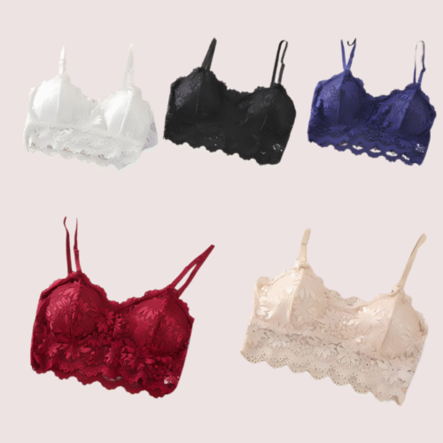 2 pack luxury lace padded bralette - Image 3
