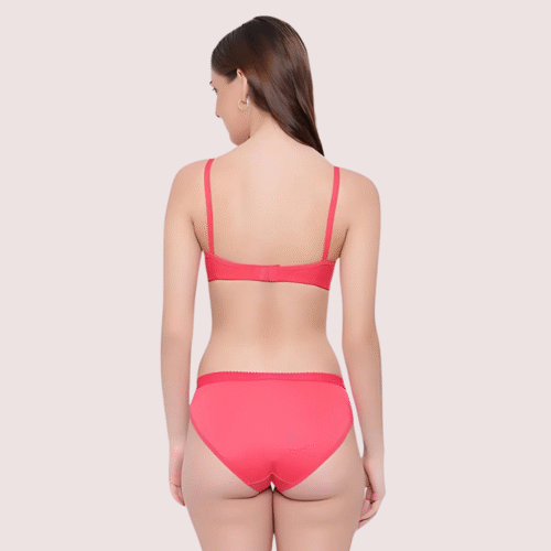 Non-Wired Cotton Push-Up Bra Panty for Women (2 pack) - Image 3