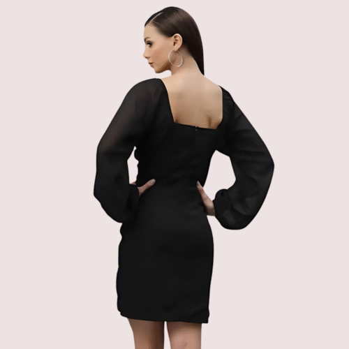 Stylish Black One-Piece Outfit for Women - Image 4