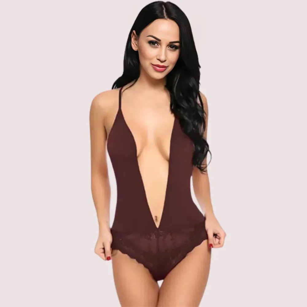Chic and Comfy Sheer Nightwear Bodysuit 1 Chic and Comfy Sheer Nightwear Bodysuit