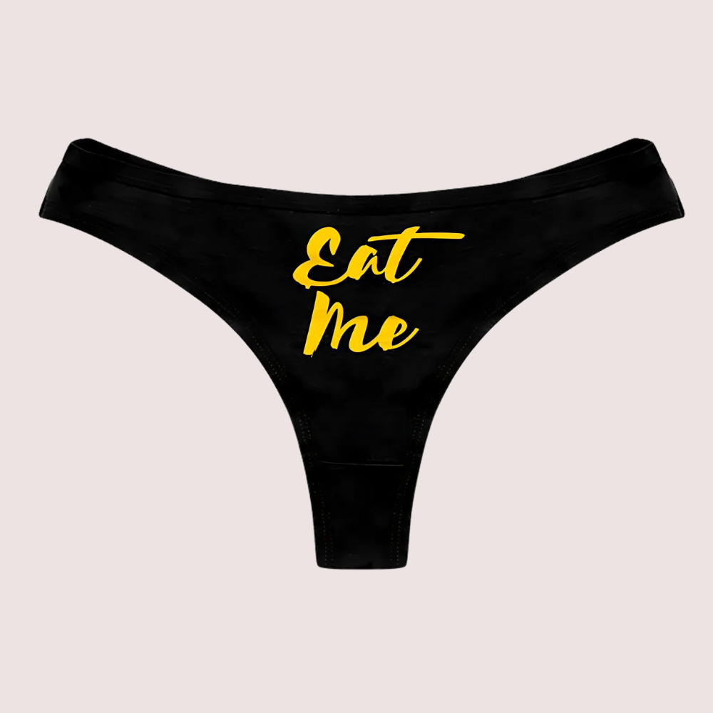 Eat Me Printed Thong Panty Gift 3 Eat Me Printed Thong Panty Gift - Image 3