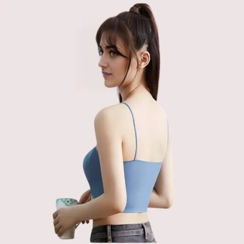 2 Pack seamless padded crop top bra - Image 3