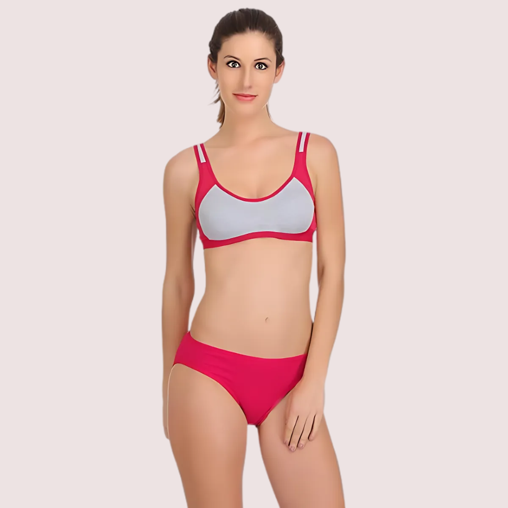 Trendy Sports Bra with Panty for Women (2 pack) 1 Trendy Sports Bra with Panty for Women (2 pack)