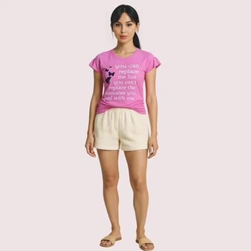 Butterfly Print Inspirational Graphic Tee - Pack of 2 - Image 3