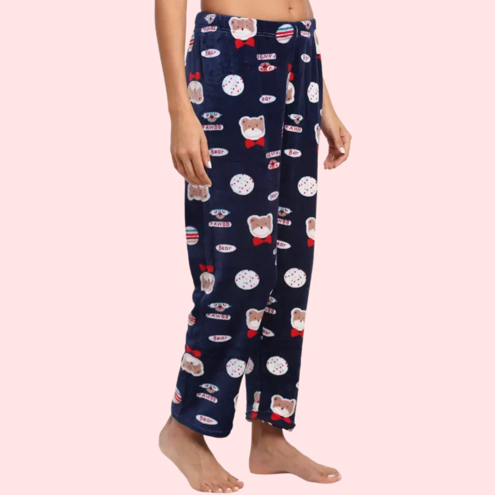 Ladies casual printed warm Pajama (Pk of 2) 2 Ladies casual printed warm Pajama (Pk of 2) - Image 2
