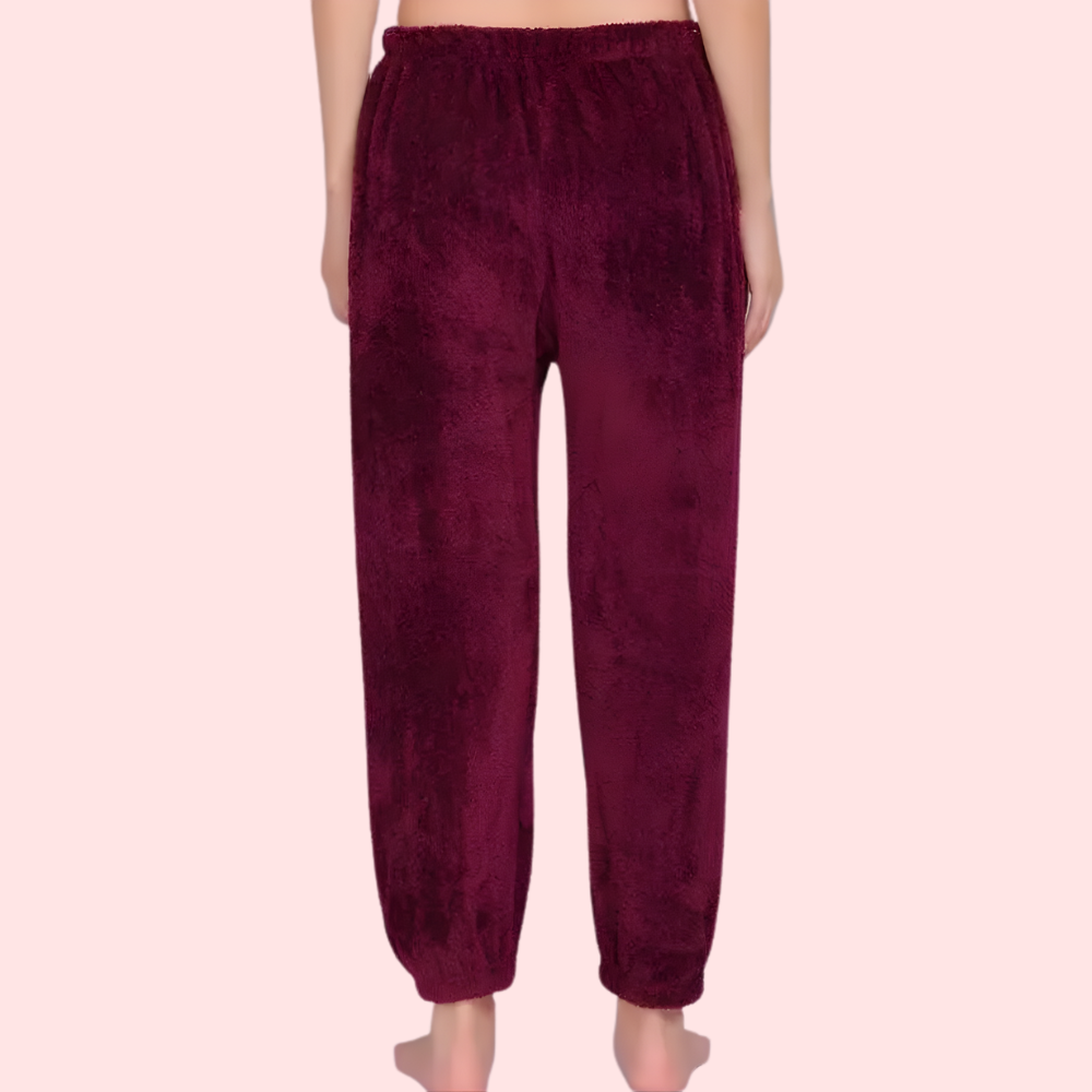 Solid Warm Wool Ladies Pajama (Pack of 2) 3 Solid Warm Wool Ladies Pajama (Pack of 2) - Image 3