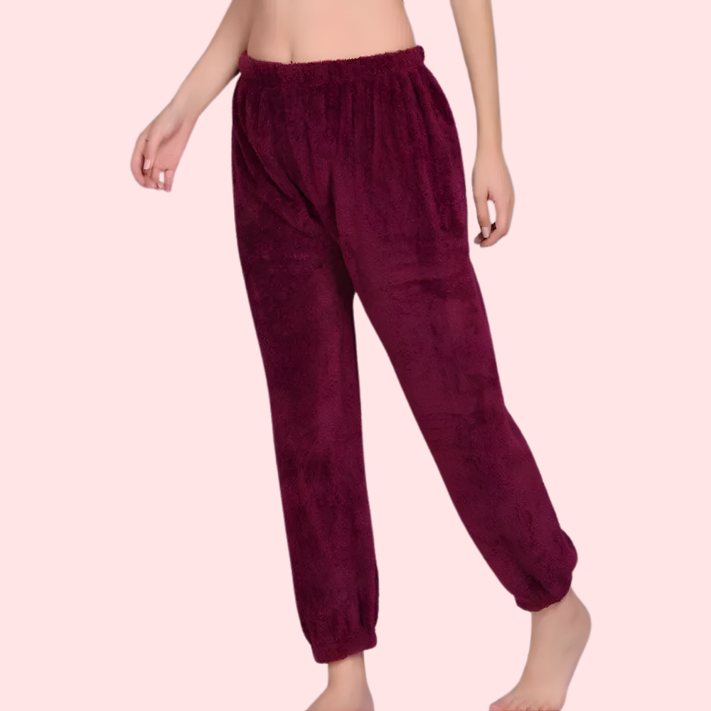 Solid Warm Wool Ladies Pajama (Pack of 2) 2 Solid Warm Wool Ladies Pajama (Pack of 2) - Image 2