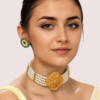222f0bhBuSpgchlmf1UEqVJwnX0NDV3HnO5g9jS2 Royal Blossom Pearl Necklace with Ornate Floral Gold Pendant