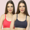 8rmk3qpU6CoaZgLBRByBUYv8AtLsG3iVWcV0qUMn 2-Pack Cotton Cage Strap Back Sports Bra