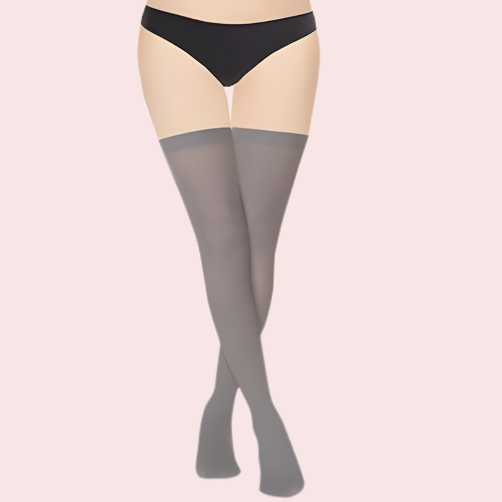 Classic Sheer Stockings – Pack of 2 (Grey & Nude Shades) - Image 2