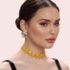 Bco71yMROaBdn1oiGYxpWMUawmCG2lTeLzOX8iWC Temple Royale Gold-Plated Goddess Motif Jewells>Choker necklace