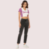 IYgHSw02bI0EY7LJhAoDZd9v69Jxm9AO2WxIVI3x "Campus Vibes" Colorblock Zip Crop Top – Lilac & White