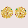 IrjrDMS9SOwXcmQ5bxu1JPSynt5Ceah7iyf9O3Hm Pack of 2 Gold Finish Traditional Earrings Set for Women
