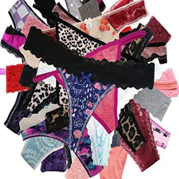 Six Assorted styles Thong's in One Pack