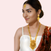 LkjlApzbq7VvcFWLM4Na7C4IXH3JB1PtJjPo19Gt Traditional Temple Gold Necklace Set with Pendant, Earrings & Maang Tikka
