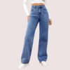 SL2q76q9onI0fF7e3b9GWYEgcUZt37hZVAZaONl1 High Waisted Washed Straight Leg Jeans for Women