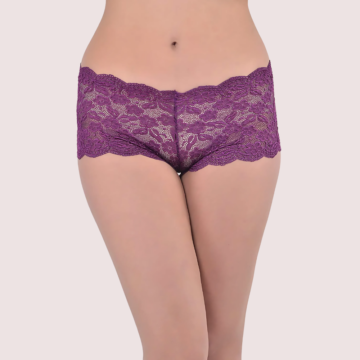 Ladies' Lace Low Waist Multicolor Boyshorts (Pk of 2)