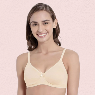 Women’s Soft Cotton Non-Wired Bra (Pack of 2)