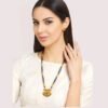 UL6Z5hzAQlUuyCNSLVD22FP5lE6mbty81TzWTqnr Elegant Traditional Mangalsutra with Black Beads & Pendant