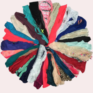 Wholesale lot of 12 imported thong panties