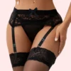 d8AEidKaW26sDXp7YJBJBoX0KrApPiNXeXZjAbhP Maison Désirée Sexy Lace Garter Belt with Four Wide Straps