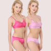 eEnbnhTuZeiXCZjLdT5NVVTuvll2XA8rH8q5wqJD Women Pink Eye-Catcher Bra Panty Sets Pack Of 2