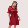 fKPcLkP8BN85A0uCKOVmS06clLrYojIFizL3Lc80 Silk satin sexy Maroon short sleepwear