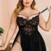 gADSankjeZ58JlKPcPn6dVVaUyGdY6nfSTg6vckp French Daina Lace and Mesh Babydoll Nightwear