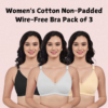 ggyloihVwCFZCXnOdgcXh9mh188Z0bDp2GY9I479 Women’s Cotton Non-Padded Wire-Free Bra Pack of 3