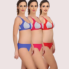mRZCBQVpWP7552V2iUJzAH8FAMMaVKJNOITcNwUV "Medium" Impact sports bra panty set pack of 3