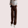 msKPwPFwa5RjQujhVFt0b5nTZIyBFw4kOSCdKNDD Women's Brown High Rise Wide Leg Loose Denim Jeans
