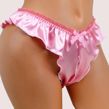 Pure Whisper Crotchless French Knickers