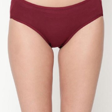Comfy  Snazzy Way Women's Best Fitting Plus Size Maroon Cotton Panties(Pkt of 2)