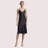 qVdADB2lO7RejlBWm10J9St26HhLhygonVXUC6ZR Silk Slip V-Neck Cocktail Party Dress