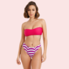 qfsFyPHh3N6JDsDGJHcOI0ypKMW32jeqVHZ6w2B4 Vibrant V-Cut Striped High-Waisted Bikini Bottom (Bottom Only)