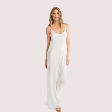 Ethereal Glow Sheer Mesh Slip – Plus Size