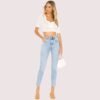 wGcAgOvN2EBJZLN40oNx8yb8tR3ZEym4Fn5SdyPK Chic Blue High Rise Skinny Jeans with Low Stretch
