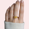 yQJDuW5b5WjVN4Qiwyt5LlO9uXhHuLOcZUS6ibcE Modern Twist Knot Gold Polish Everyday Ring