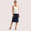 yVM1kn78TNwb8yedOEjFejrOhKYLdMjGMUWh60R2 Silken Elegance Lace-Trim Camisole