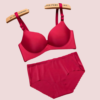 yxFB91qHzFmBfVsYc5KFAhE1po0WEg8sWyphGyPa Red Seamless Underwired Lace Bra Panty Set