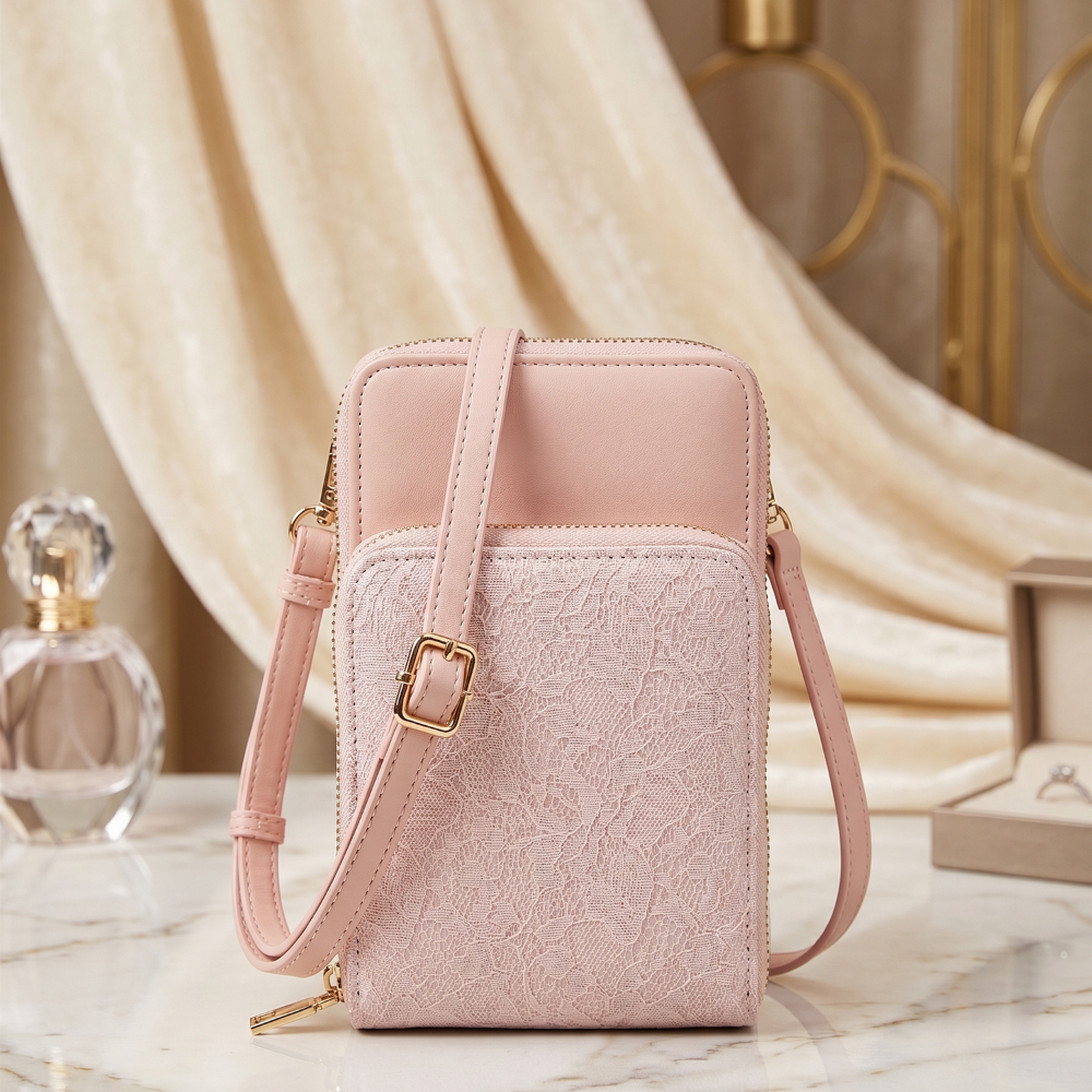 Blush Bloom Ethnic Crossbody Sling Bag - Image 3