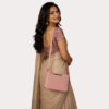 t2LZqHom5SlXA8MoqnOLr1LX6g4EkcPQbxFyGikr BlushAura Textured Pink Sling Bag for Women