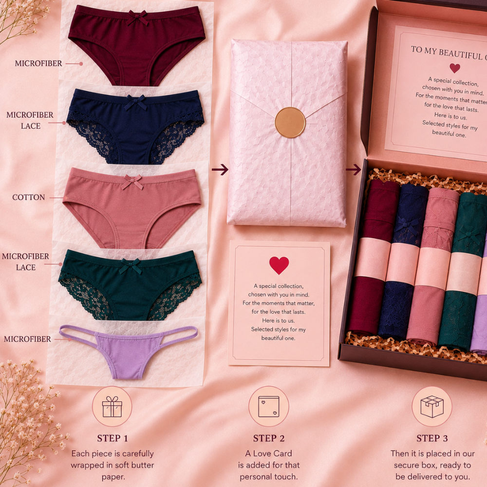 The Signature Panty Box — Luxury 5-Piece Gift Collection - Image 2