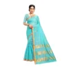 50802121348 cf5afa539a o d 1000x1000 1 Women's Kota Doria Cotton Saree With Blouse (Sky Blue,6-3 Mtrs)